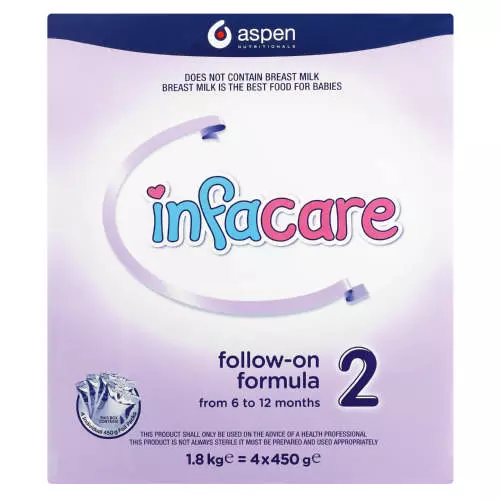 Infacare Stage 2 Follow-On Formula 1.8kg Infacare Stage 2 Follow-On Formula 1.8kg