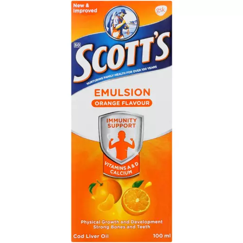 Scott's Emulsion Cod Liver Oil Orange 100ml