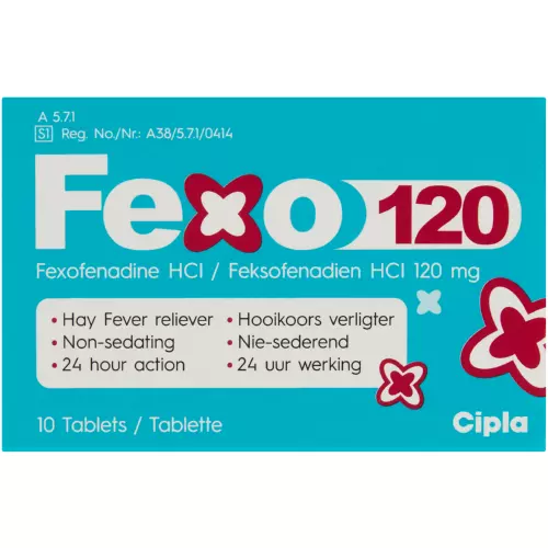 Fexo 120mg Tablets 10 Tablets Fexo 120mg Tablets 10 Tablets