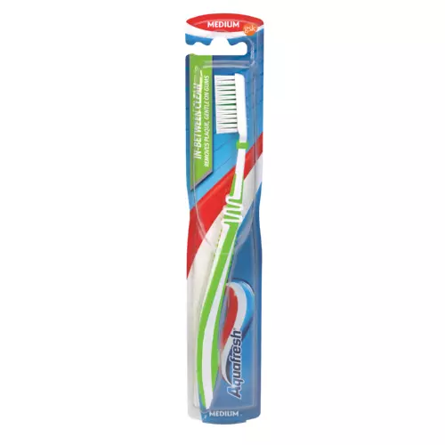 Aquafresh In-between Clean Medium Toothbrush