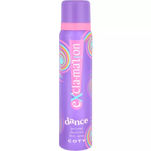Coty Exclamation Perfumed Deodorant Body Spray Dance 90ml