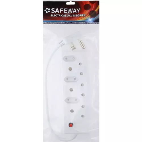 Safeway 6 Way Multi Plug Adapator Safeway 6 Way Multi Plug Adapator
