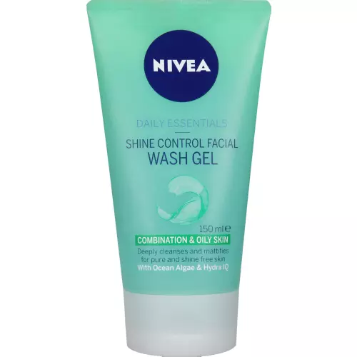 Nivea Shine Control Facial Wash Gel 150ml