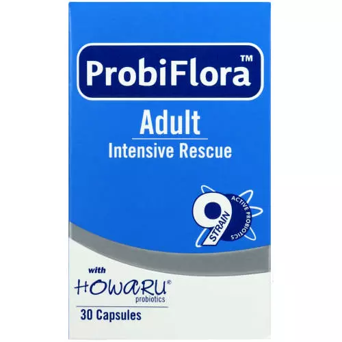 ProbiFlora Adult Intensive Rescue 9 Strain Probiotic 30 VegeCaps