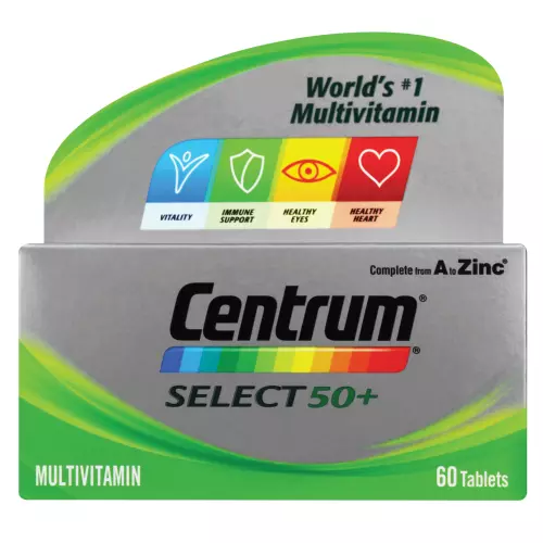 Centrum Select 50+ 60 Tablets Centrum Select 50+ 60 Tablets