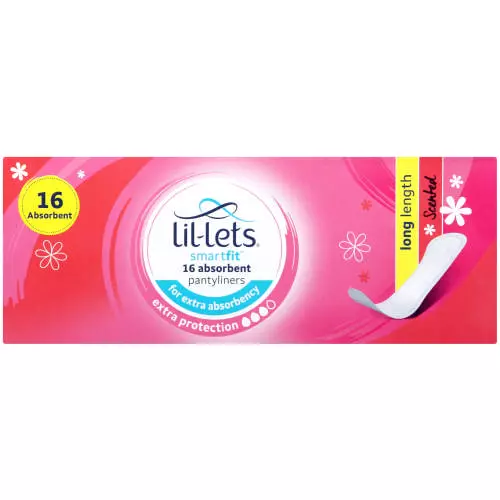 Lil-Lets Ultra Long Pantyliners Super Long 16 Pantyliners Lil-Lets Ultra Long Pantyliners Super Long 16 Pantyliners