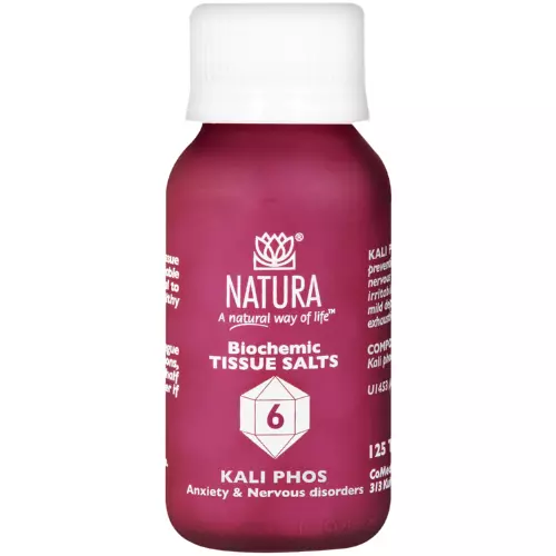 Natura Biochemic Tissue Salts Kali Phos 125 Tablets Natura Biochemic Tissue Salts Kali Phos 125 Tablets