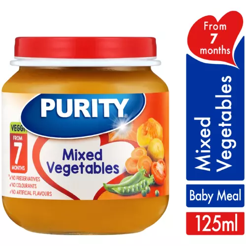Second Foods Mixed Vegetables 125ml