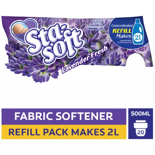 Sta-Soft Fabric Softener Refill 500ml Lavender