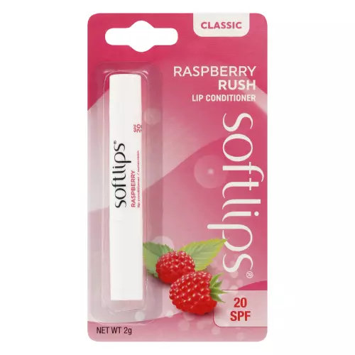 Softlips Classic SPF20 Lip Conditioner Rasberry Rush 2g