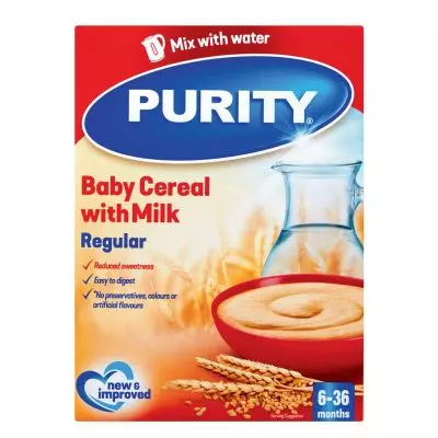 Purity Cereal 200g Regular Jaw Purity Cereal 200g Regular Jaw