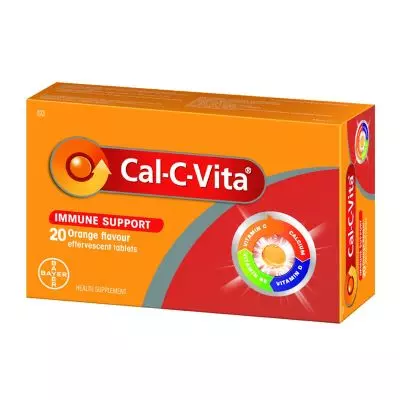 Cal-C-Vita Plus 20 Effervescent Tabs