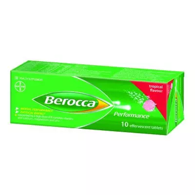 Berocca Effervescent 10 Tablets Tropical