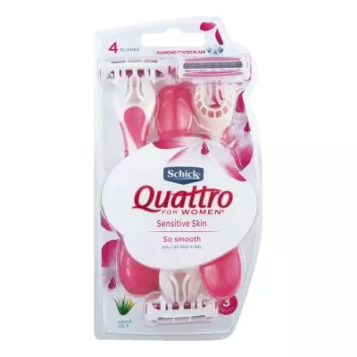 Schick Razor Disposable Quattro 3's Women