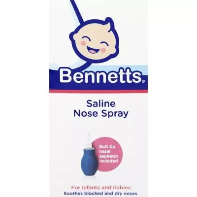 Bennetts Saline Nose Spray & Aspirator