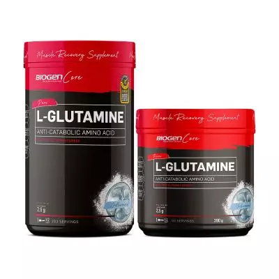 Biogen L-glutamine 500g+200g Combo