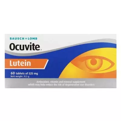 Bausch & Lomb Ocuvite Lutein 60 Tablets