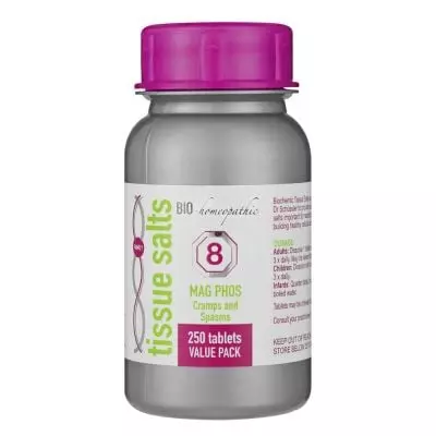 Bio Homeopathic T/s Mag Phos 250 Tabs 8