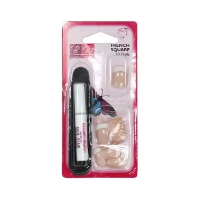 Dis-Chem Nails French Square 20 Dis-Chem Nails French Square 20