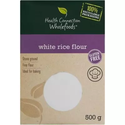 Health Connection Rice Flour White Gluten Free 500g