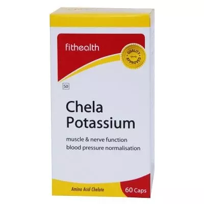 Fithealth Chela Potassium 60's Fithealth Chela Potassium 60's
