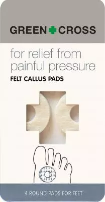 Green Cross Felt Callous Pads Green Cross Felt Callous Pads