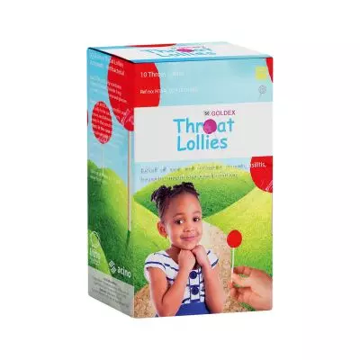 Goldex Throat Lollies 10's Goldex Throat Lollies 10's