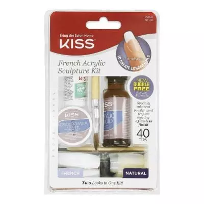 Kiss French Acrylic Sculpture Nail Kit Kiss French Acrylic Sculpture Nail Kit
