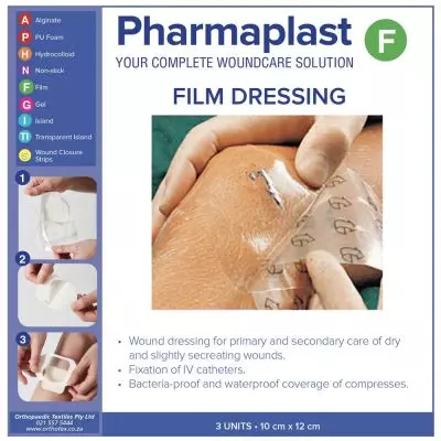 Pharmaplast F Dressing 10x12cm 3's Pharmaplast F Dressing 10x12cm 3's