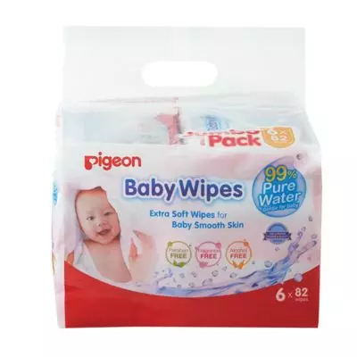Pigeon Baby Wipes 82's 6 In 1 Pigeon Baby Wipes 82's 6 In 1