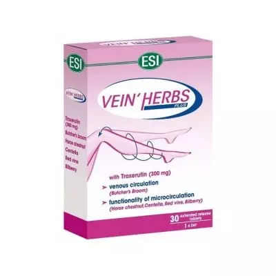 Esi Vein Herbs Plus Tablets 30's Esi Vein Herbs Plus Tablets 30's