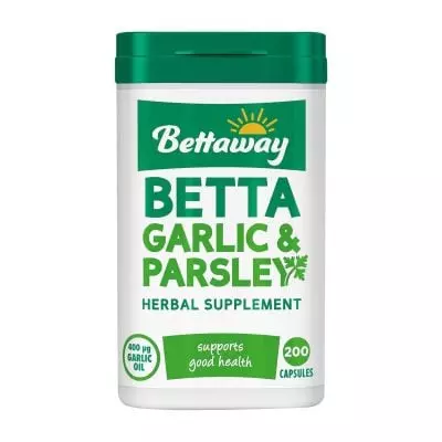 Bettaway Garlic& Parsley 200 Caps Bettaway Garlic& Parsley 200 Caps