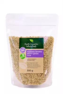 Health Connection Rice Short Grain Organic Gluten Free 500g