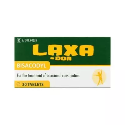Laxador Bisacodyl Tabs 30's Laxador Bisacodyl Tabs 30's