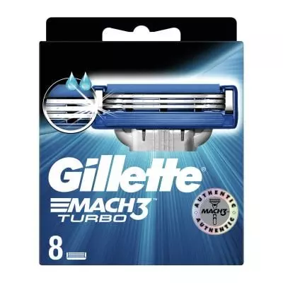 Gillette Blades Mach 3 Turbo 8's