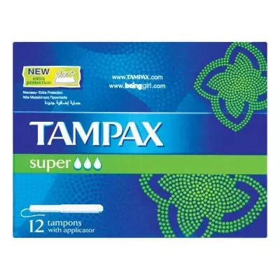 Tampax Tampons 12's Super Tampax Tampons 12's Super