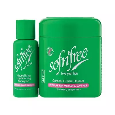 Sofn'free Relaxer Regular 450ml Plus Neutralising Shampoo