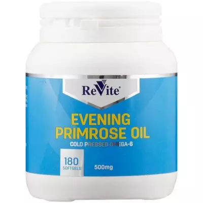 Revite Evening Primrose Oil 500mg 180 Capsules Revite Evening Primrose Oil 500mg 180 Capsules