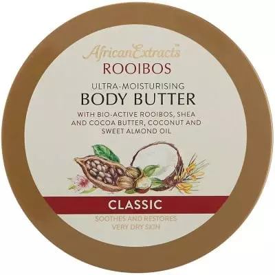 African Extracts Rooibos Ultra-moisturising Shea Body Butter 250ml African Extracts Rooibos Ultra-moisturising Shea Body Butter 250ml