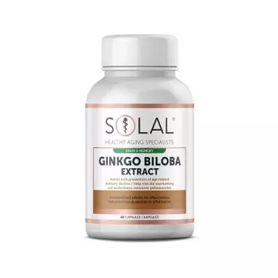 Solal Ginkgo Biloba Extract 60 Caps Solal Ginkgo Biloba Extract 60 Caps