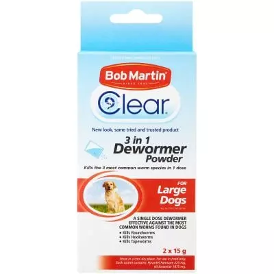 Bob Martin 3in1 Dewormer Dogs Large Bob Martin 3in1 Dewormer Dogs Large