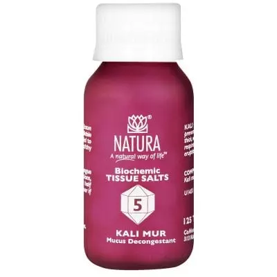 Natura Kali Mur 5 Tissue Salts 125 Tabs Natura Kali Mur 5 Tissue Salts 125 Tabs