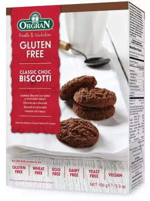 Orgran Biscuits Biscotti Class Chocolate 150g Orgran Biscuits Biscotti Class Chocolate 150g