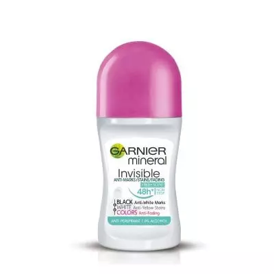 Garnier Roll On 50ml Mineral Black & White Fresh Scent Garnier Roll On 50ml Mineral Black & White Fresh Scent