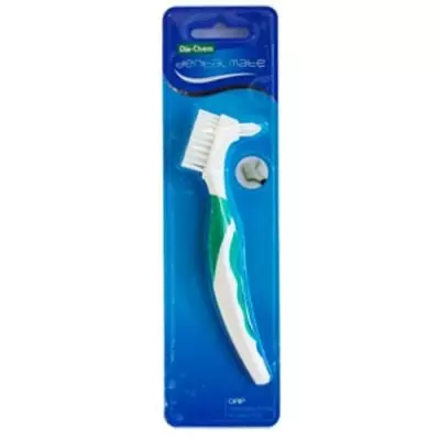Dentalmate Denture Brush White Curved Dentalmate Denture Brush White Curved