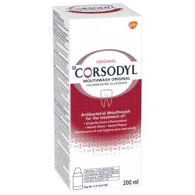 Corsodyl Mouthwash Regular 200ml Corsodyl Mouthwash Regular 200ml