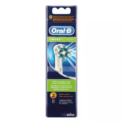 Oral B Head Eb50 2's Crossaction Refill Oral B Head Eb50 2's Crossaction Refill