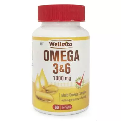 Wellvita Omega 3-6 60 Softgels Wellvita Omega 3-6 60 Softgels