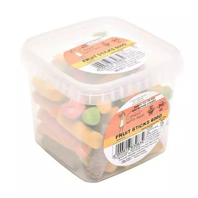 Gaby's Fruit Sticks 600g Tub Gaby's Fruit Sticks 600g Tub
