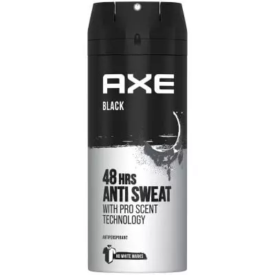 Axe Black 48 Hour Anti Perspirant Aerosol Deodorant 150ml